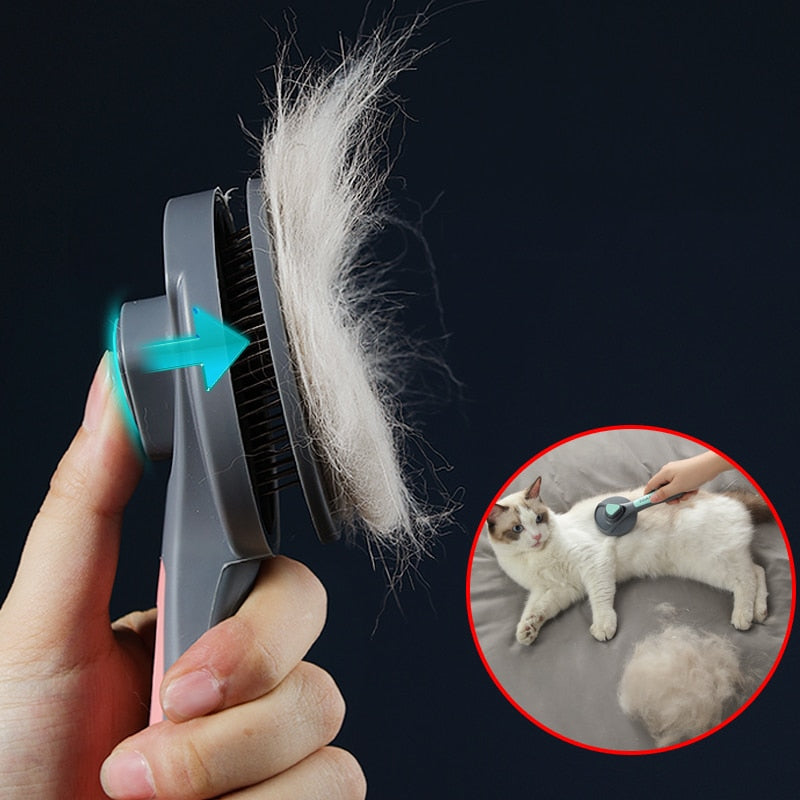 Cat/Dog Hair Grooming/Cleaning Brush - grandeholistic